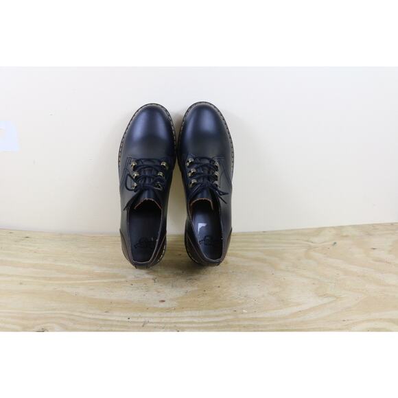 New Doc Dr Martens Shoes Womens 9 Black Leather Leona LO Oxfords - Picture 4 of 6